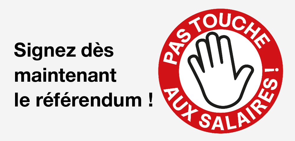Référendum – Pas touche au salaire minimum !